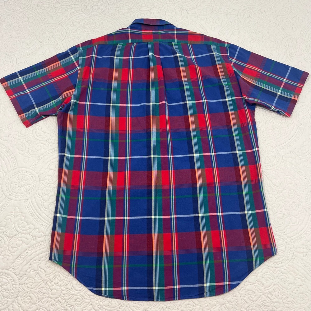 Ralph Lauren Blake Mens Sz M Plaid Button Down Shirt Multicolor *READ - Picture 3 of 8